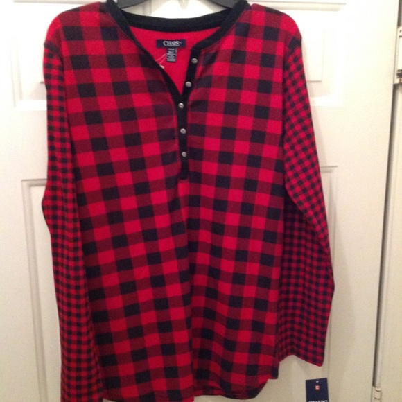Chaps Tops - Lady's Chaps long sleeve shirt size OX